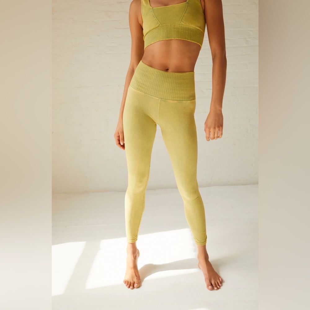 FP Movement by Free People Yellow Leggings
